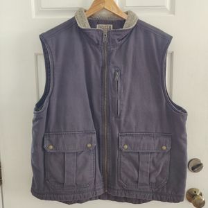 Duluth Trading Co Firm Hose Vest Sherpa Jacket